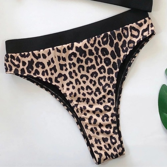 (last 1) 2pcs Swimwear leopard Brazilian bikini - Picture 6 of 7